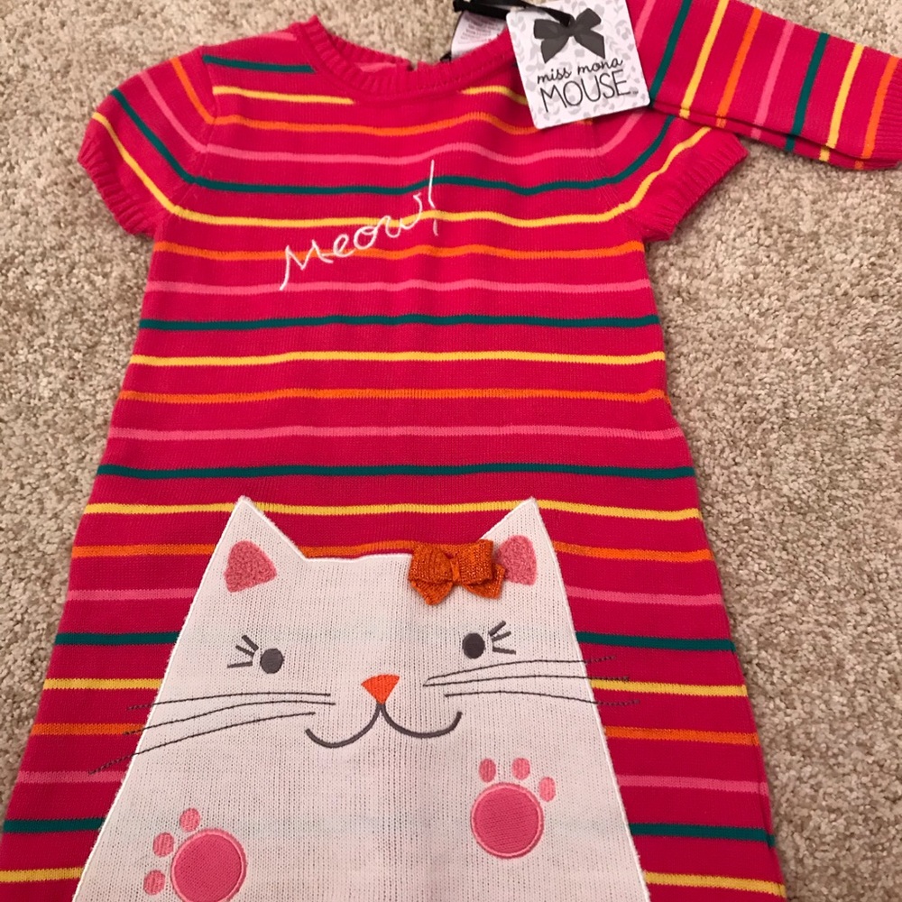 Striped Toddler Sweater Dress